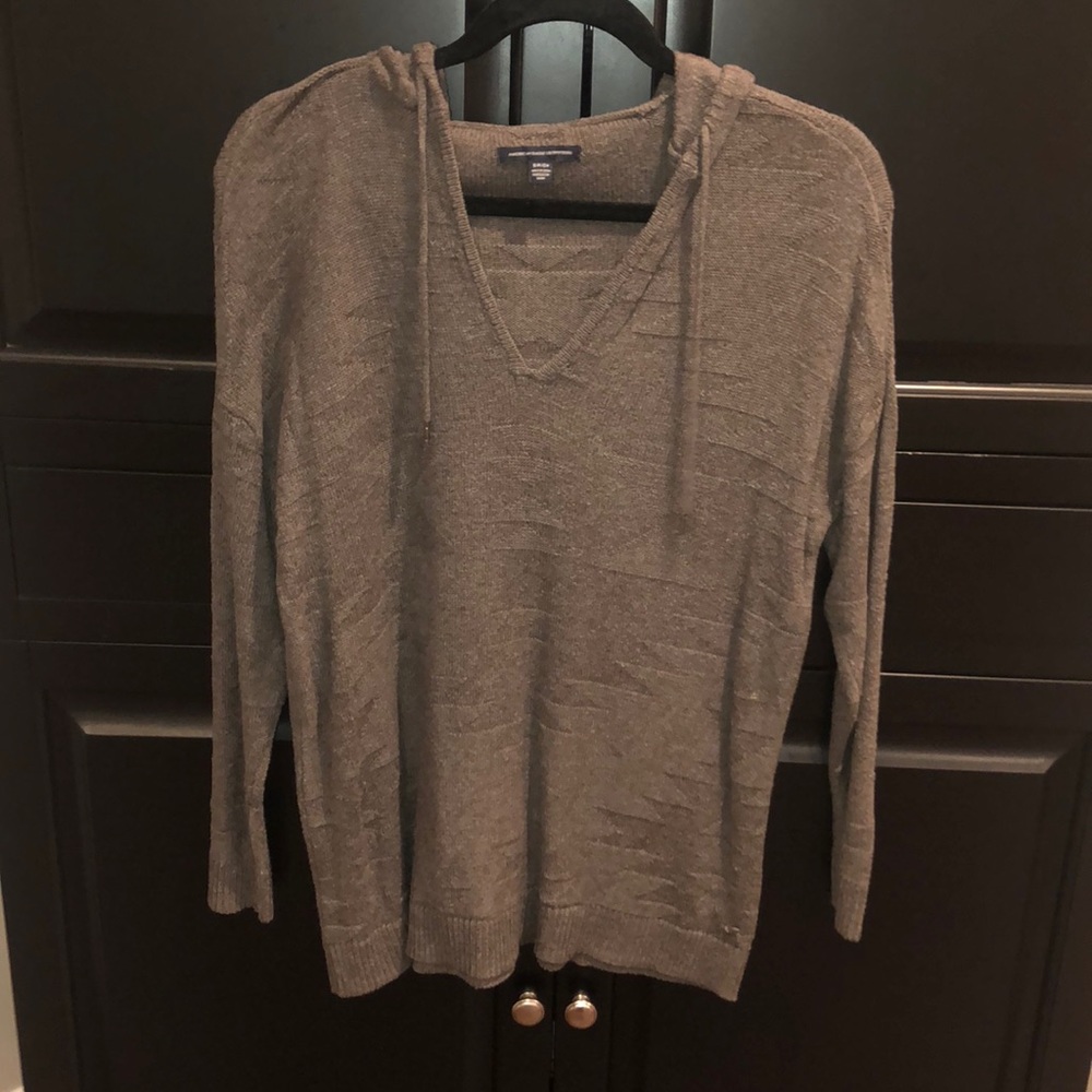 American Eagle Aztec hooded sweater S